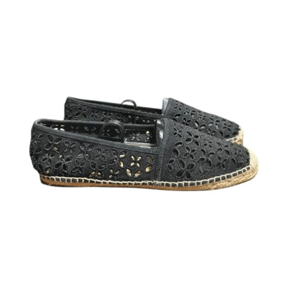 MICHAEL KORS Darci Cutout Eyelet Slip-On Espadrille Size 8.5